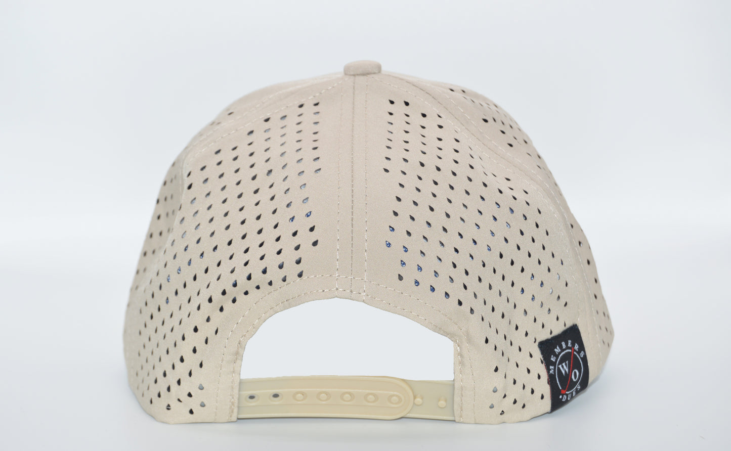 New Members Performance Rubber Label Lid Tan Hat