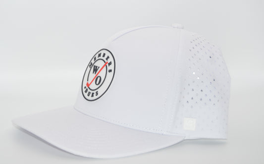 New Members Performance Rubber Label Lid Dues White Hat