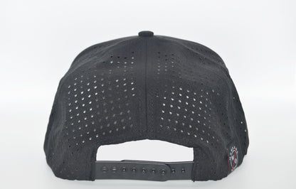 New Members Performance Rubber Label Lid Black Hat