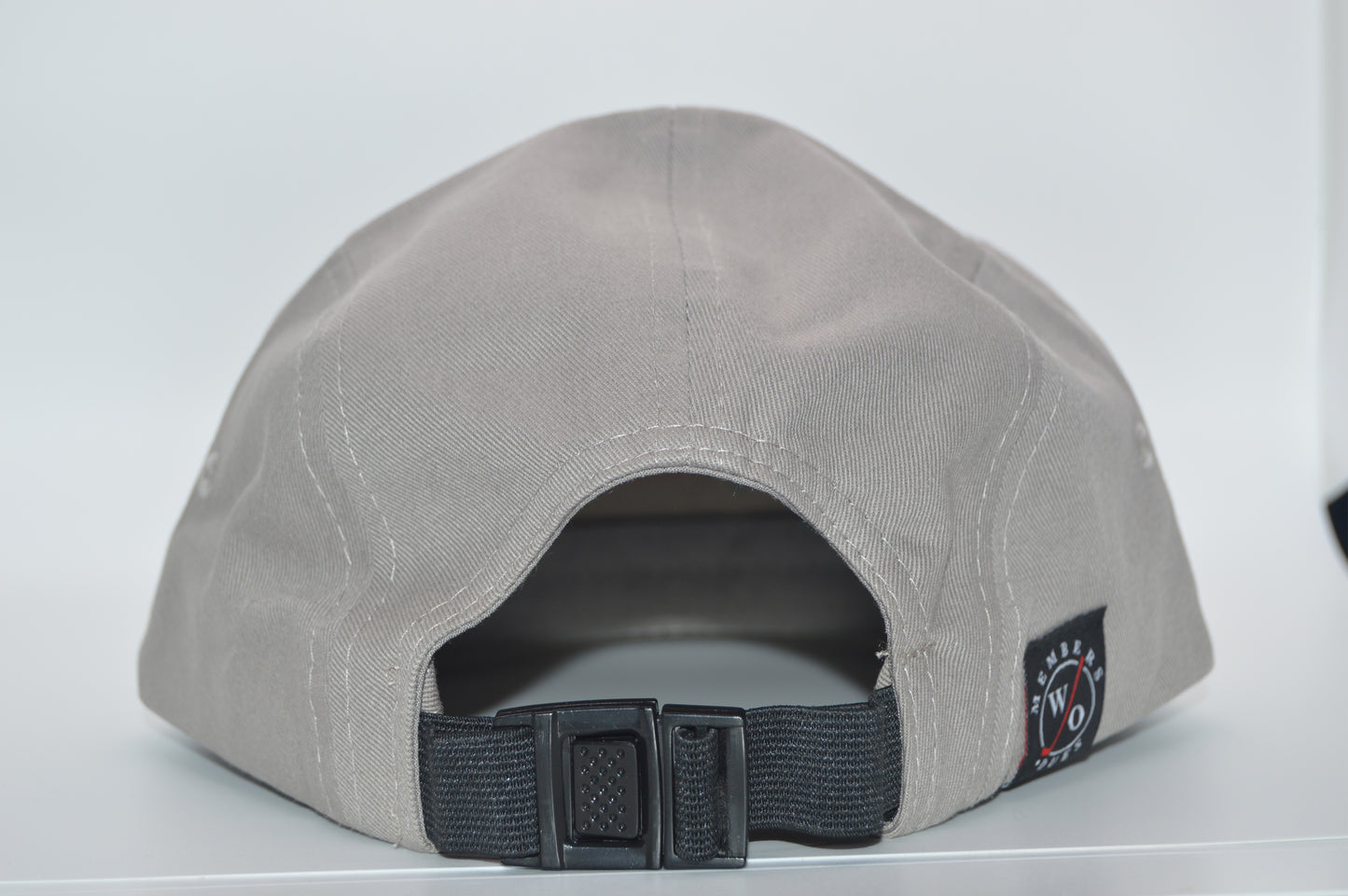 Members W/O Dues 5 Panel Gray Hat