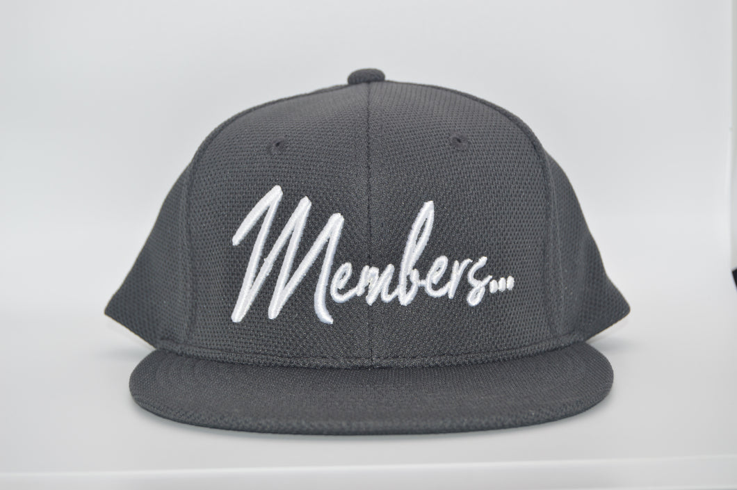 Members Dimple Hat Dark gray